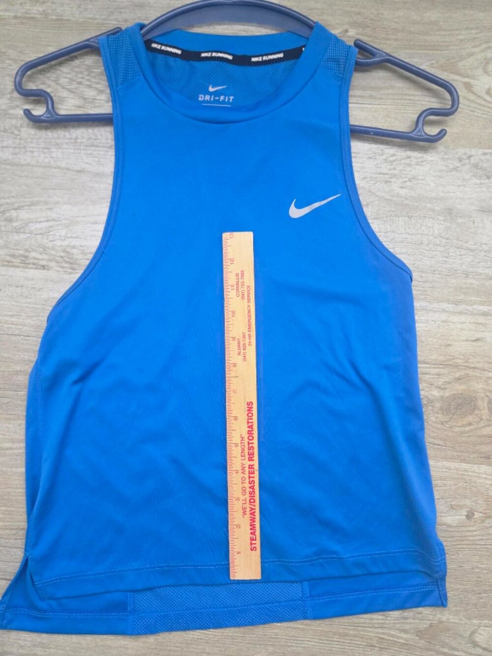 Women's Blue Nike running tank top